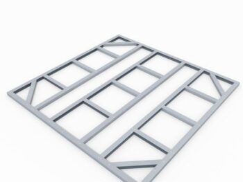 DODATKI ZA KOVINSKE HIKE GLOBEL TALNI OKVIR GLOBEL 8X8 D234 X V237 CM (F88GAL)